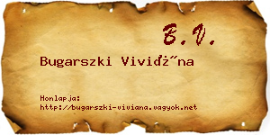 Bugarszki Viviána névjegykártya